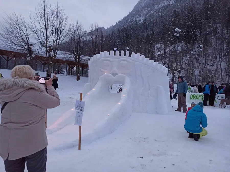 Včeraj se je v Črni na Koroškem zgodila kraljeva zimska pravljica