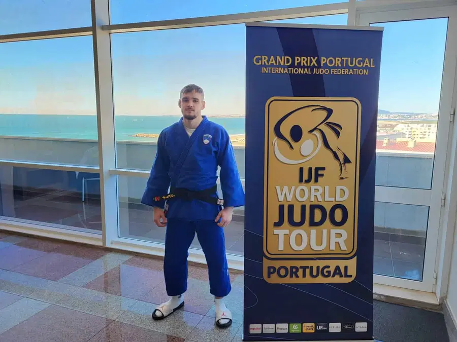 Judoist Nace Herkovič nastopil na mednarodnem turnirju Grand Prix Portugal