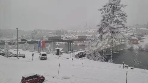 Cesta Dravograd - Ravne ni prevozna