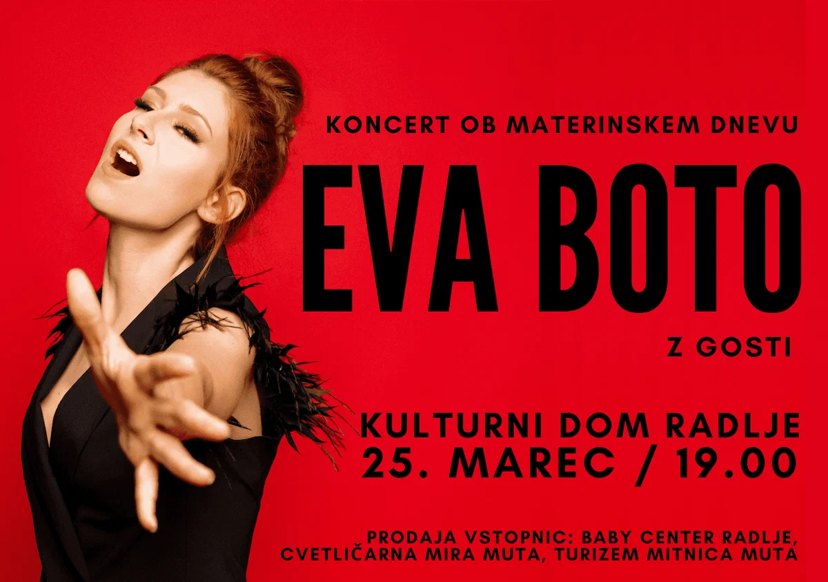To soboto vas bo ob materinskem dnevu navdušila Eva Boto