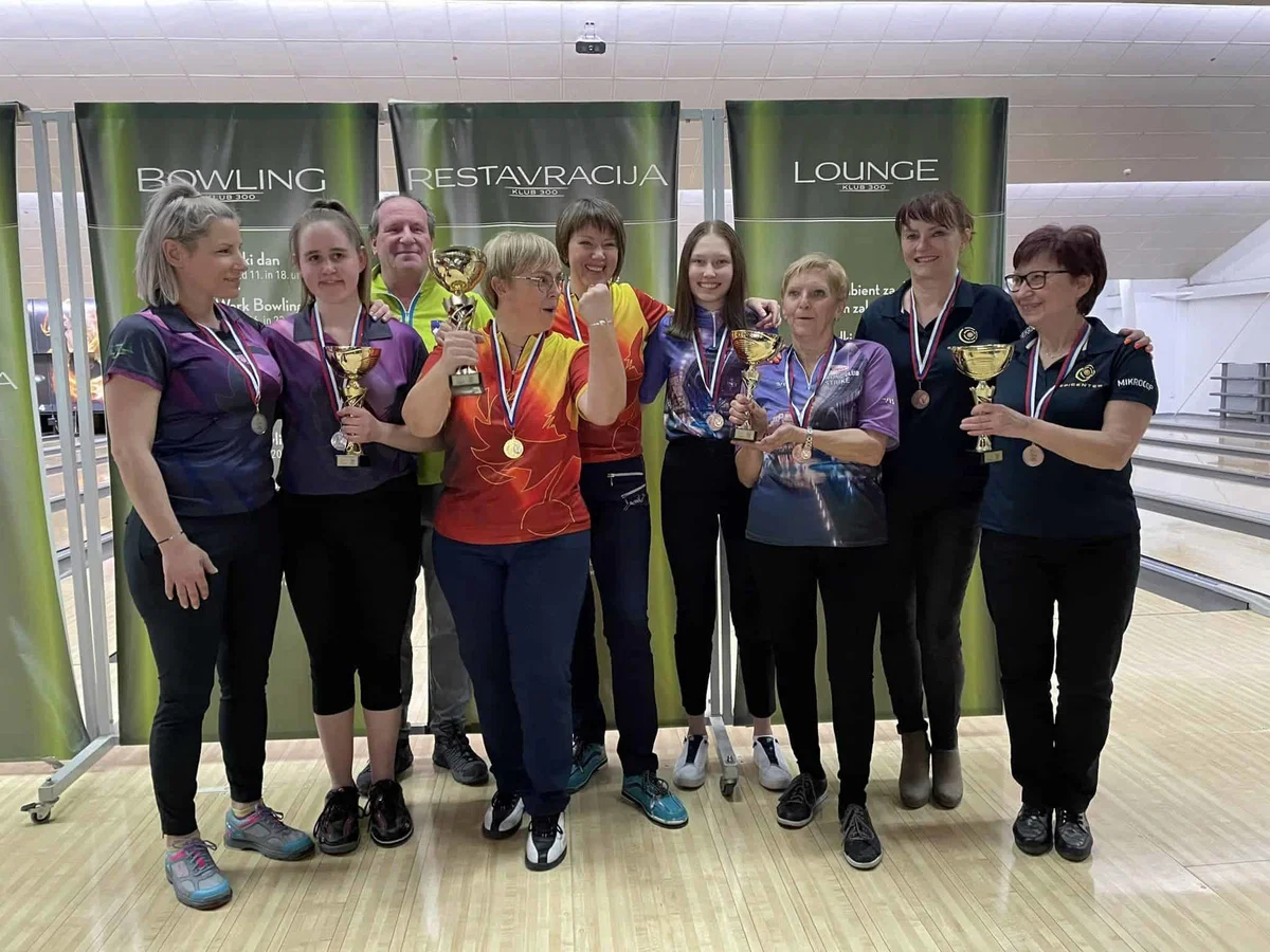 Nataša Pirc Musar brez treninga državna prvakinja v bowlingu