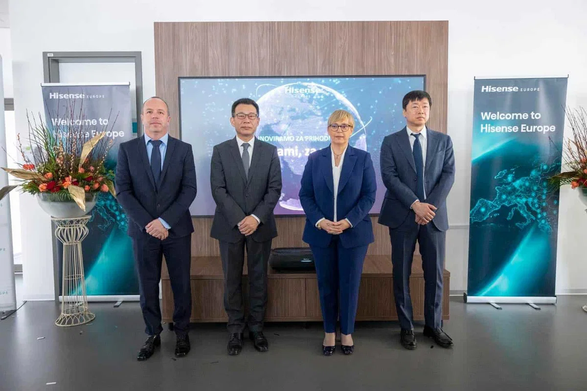 Hisense Europe je danes v Velenju odprl inovacijski center vreden 2,1 milijon evrov