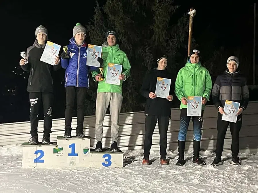 Tekmovalci Smučarsko skakalnega kluba Mislinja so se na pokalu Argete uvrstili med šest najboljših (FOTO)