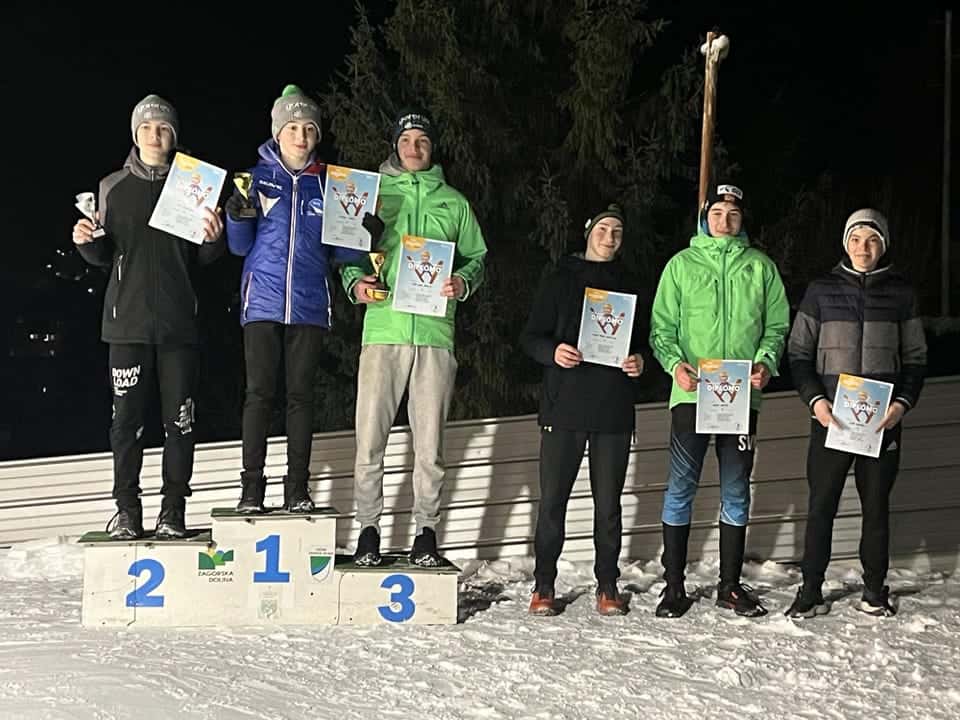 Tekmovalci Smučarsko skakalnega kluba Mislinja so se na pokalu Argete uvrstili med šest najboljših (FOTO)