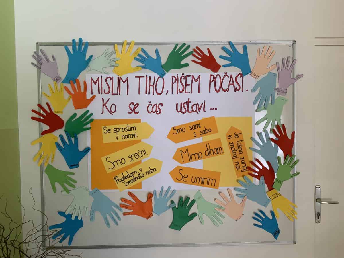 Prežihovci so v okviru šolske skupnosti sodelovali pri projektu 8. Teden pisanja z roko