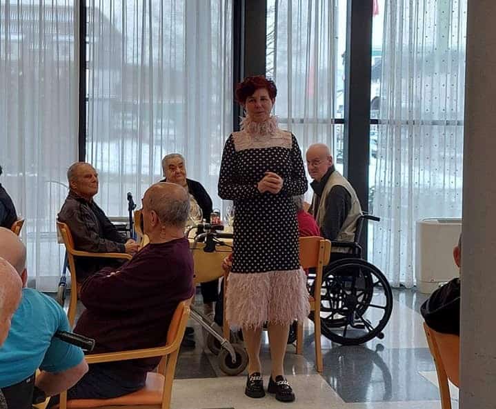 Ob upokojitvi Silve Duler so v Domu Hmelina pripravili presenečenje (FOTO)