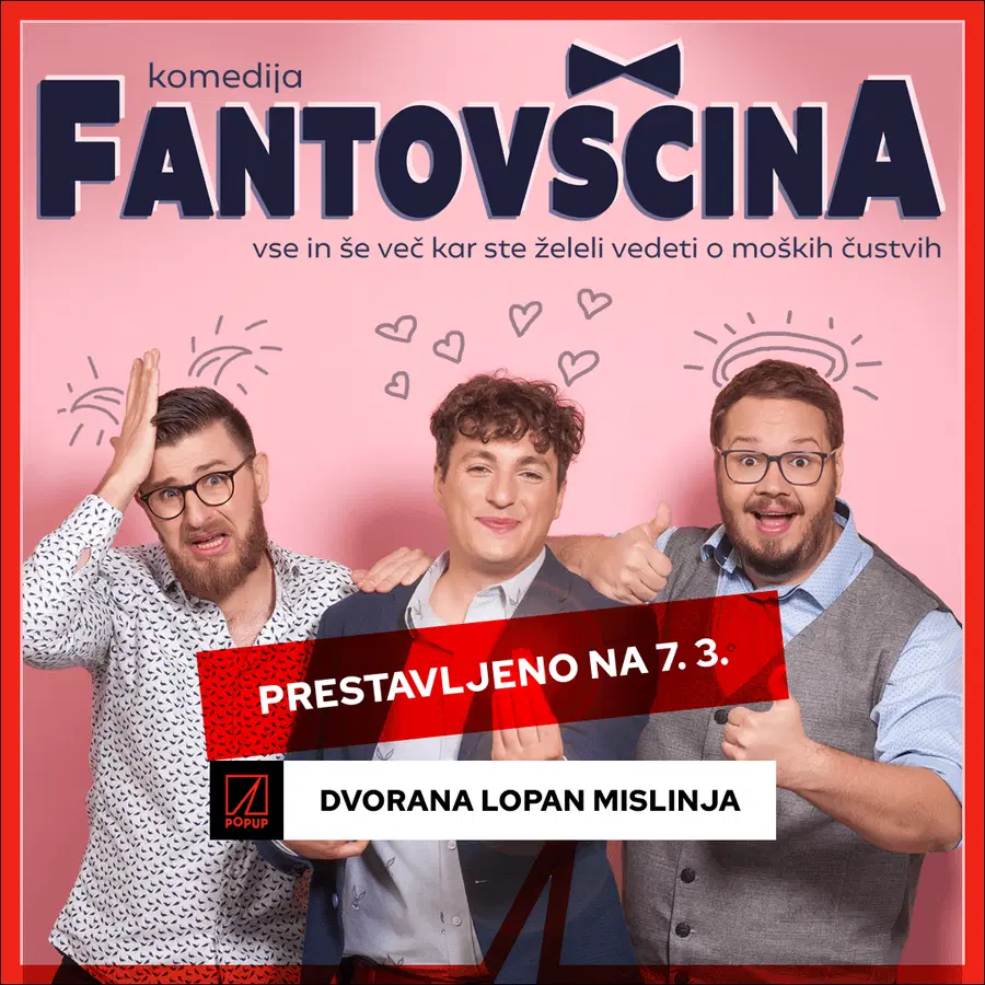 Obvestilo: Predstava Fantovščina v Mislinji jutri odpade