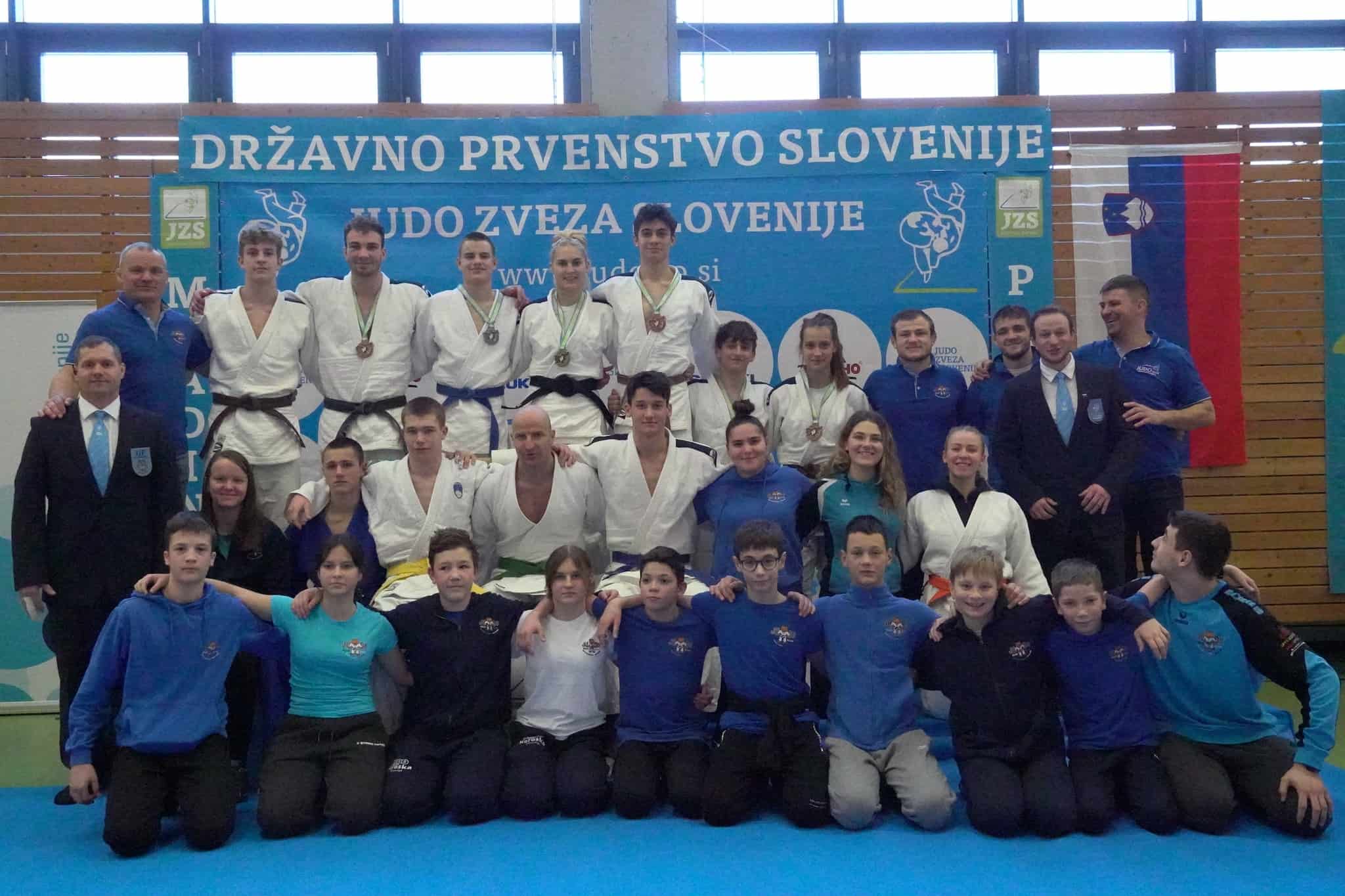 Koroški judoisti in judoistke osvojili kopico odličij na Državnem prvenstvu za mladince in mladinke