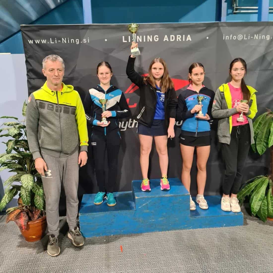 V soboto je v Ljubljani potekal 44. Jakhlov memorial v namiznem tenisu