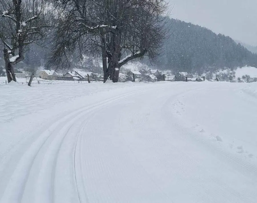 Urejena tekaška proga za tek na smučeh vas čaka tudi v Dravogradu
