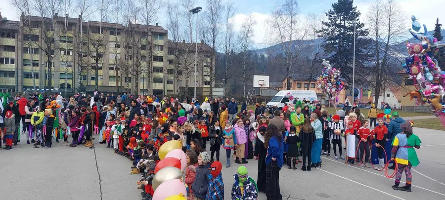 Norčavo in igrivo je bilo tudi v Vuzenici