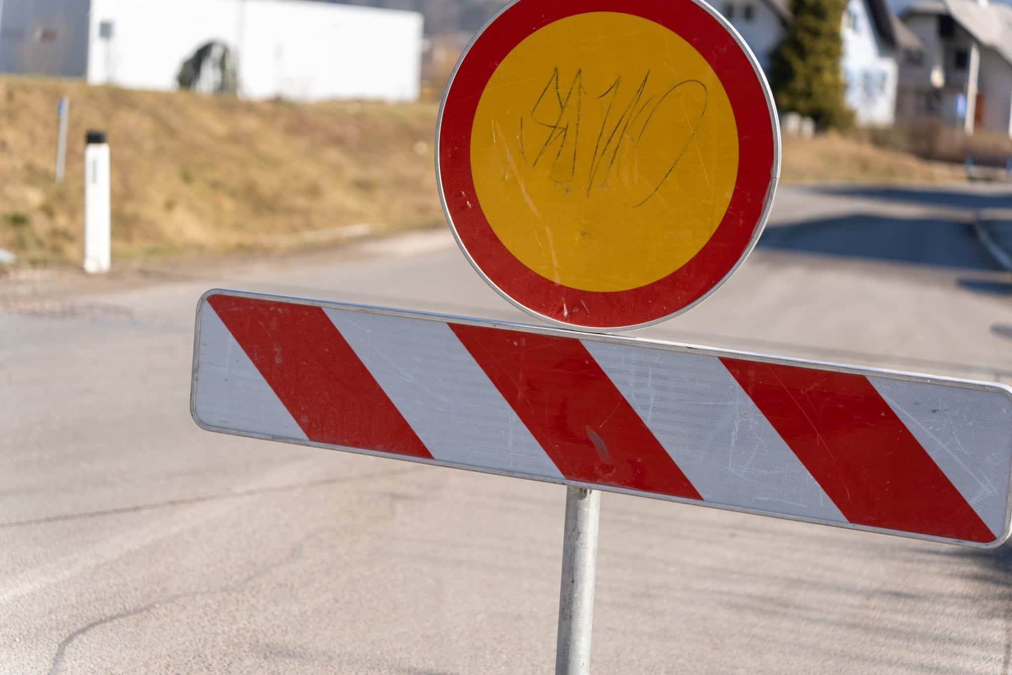 Obvestilo: Polovična zapora ceste v Slovenj Gradcu