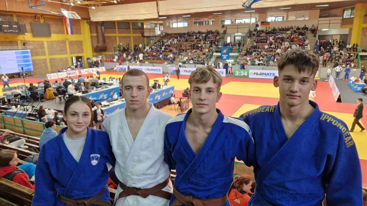 Judoisti JK Acron Slovenj Gradec v soboto nastopili na Evropskem kadetskem pokalu v Zagrebu