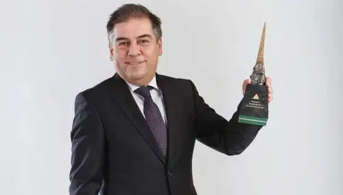 Nagrado Gospodarske zbornice Slovenije je prejel tudi Korošec Primož Mlačnik