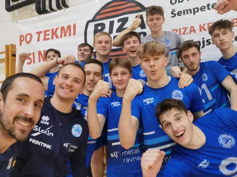 Mladinci Odbojkarskega kluba Fužinar do velikega uspeha in uvrstitve v finale