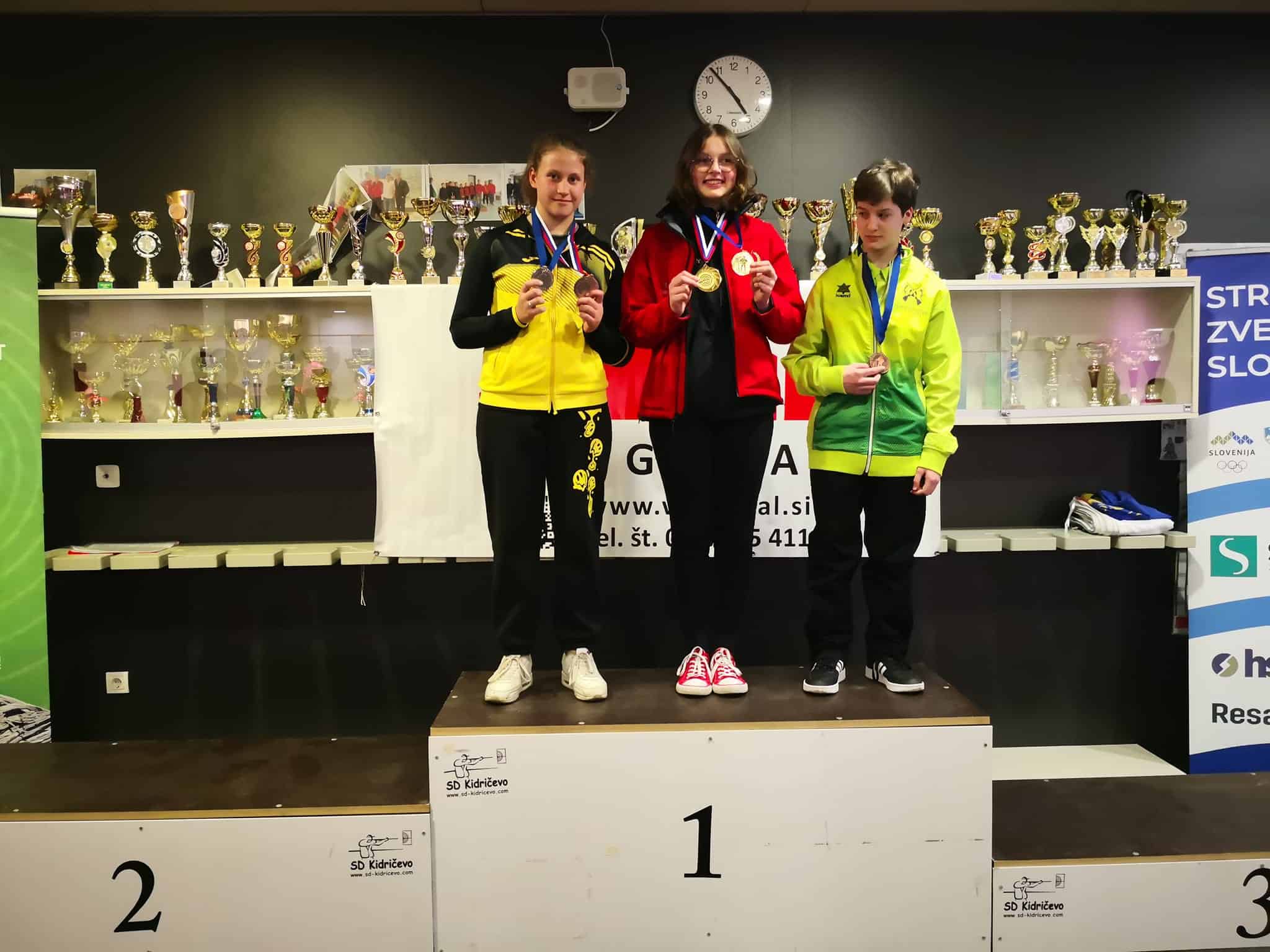 Felle Manca in Glažar Jure sta z odličnim streljanjem osvojila naslov državnega podprvaka