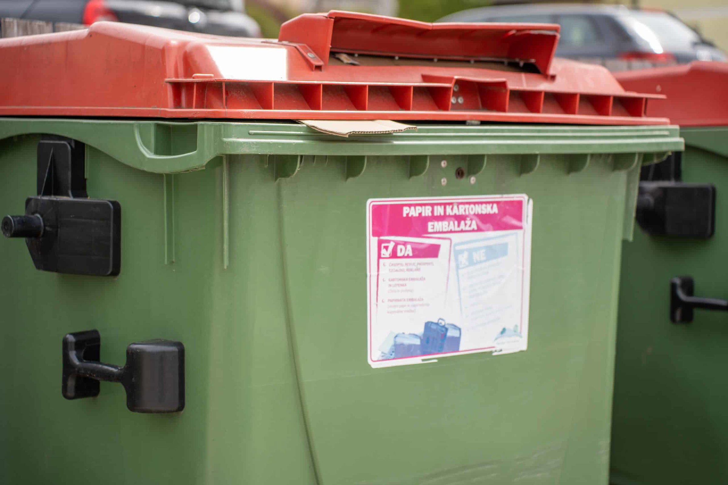 Zaradi praznikov spremenjen urnik odvoza smeti