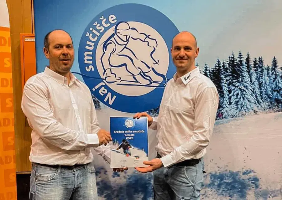 Kope zasedle prvo mesto v kategoriji srednje velikih smučišč