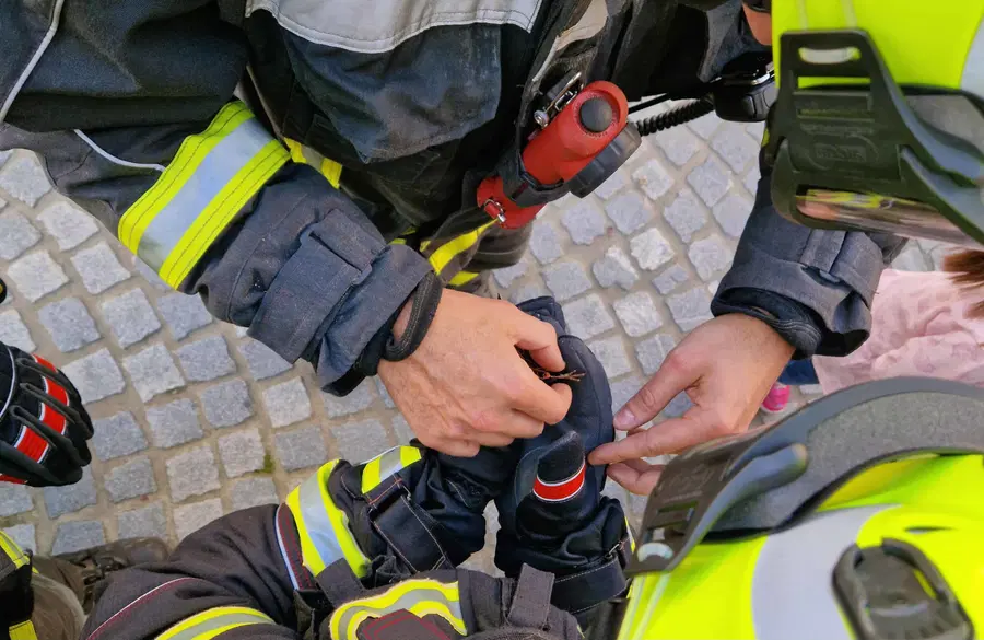 Današnjo mirno nedeljo je v Slovenj Gradcu popestrila posebna intervencija