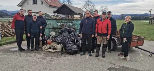 Čistilna akcija pa je potekala tudi v Občini Dravograd