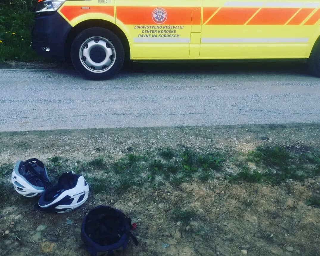 V Mislinjski Dobravi se je pri padcu poškodoval kolesar