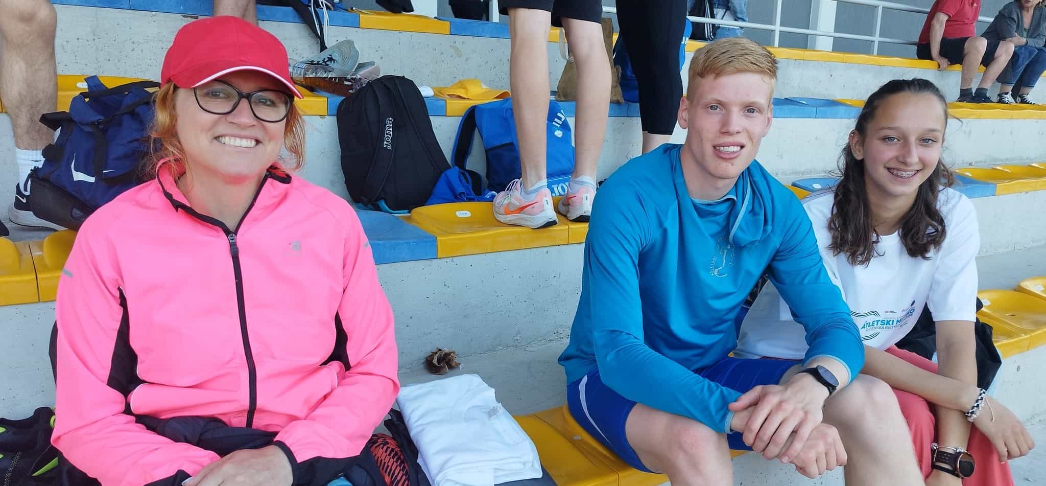 Leja Bricman in Gaja Korošec najuspešnejša na mednarodni atletski ligi (FOTO)