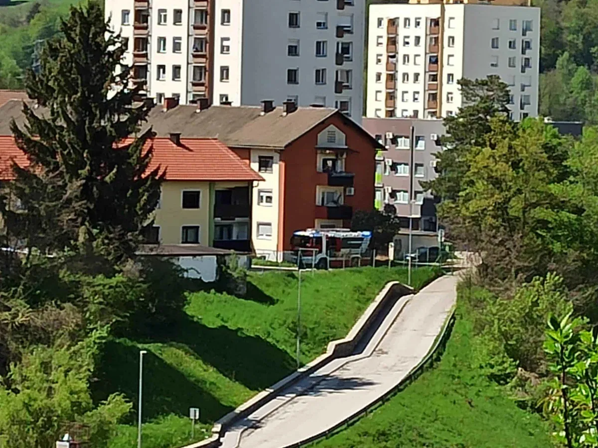 Na Čečovju so danes posredovali gasilci