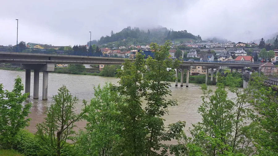 Reke bodo naraščale, Drava se bo razlivala vzdolž celotnega toka
