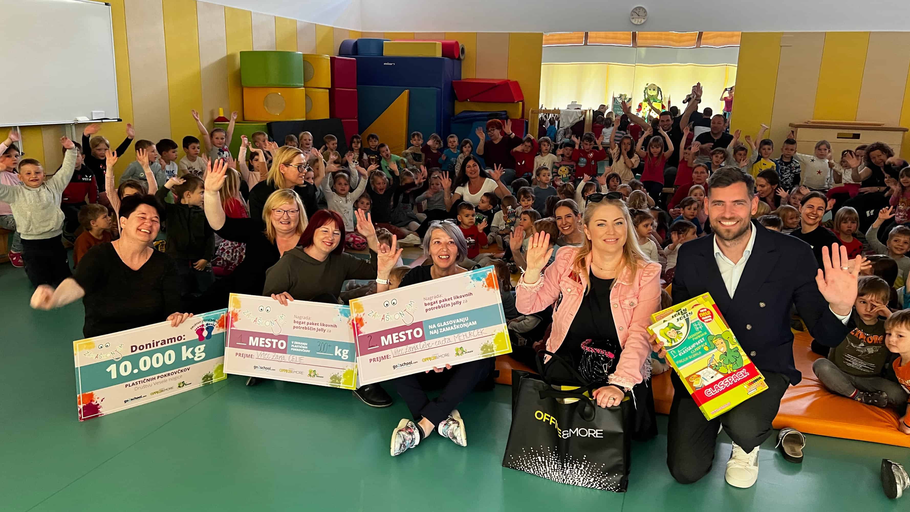 Za dober namen so v OŠ Muta zbrali kar 214 kg pokrovčkov
