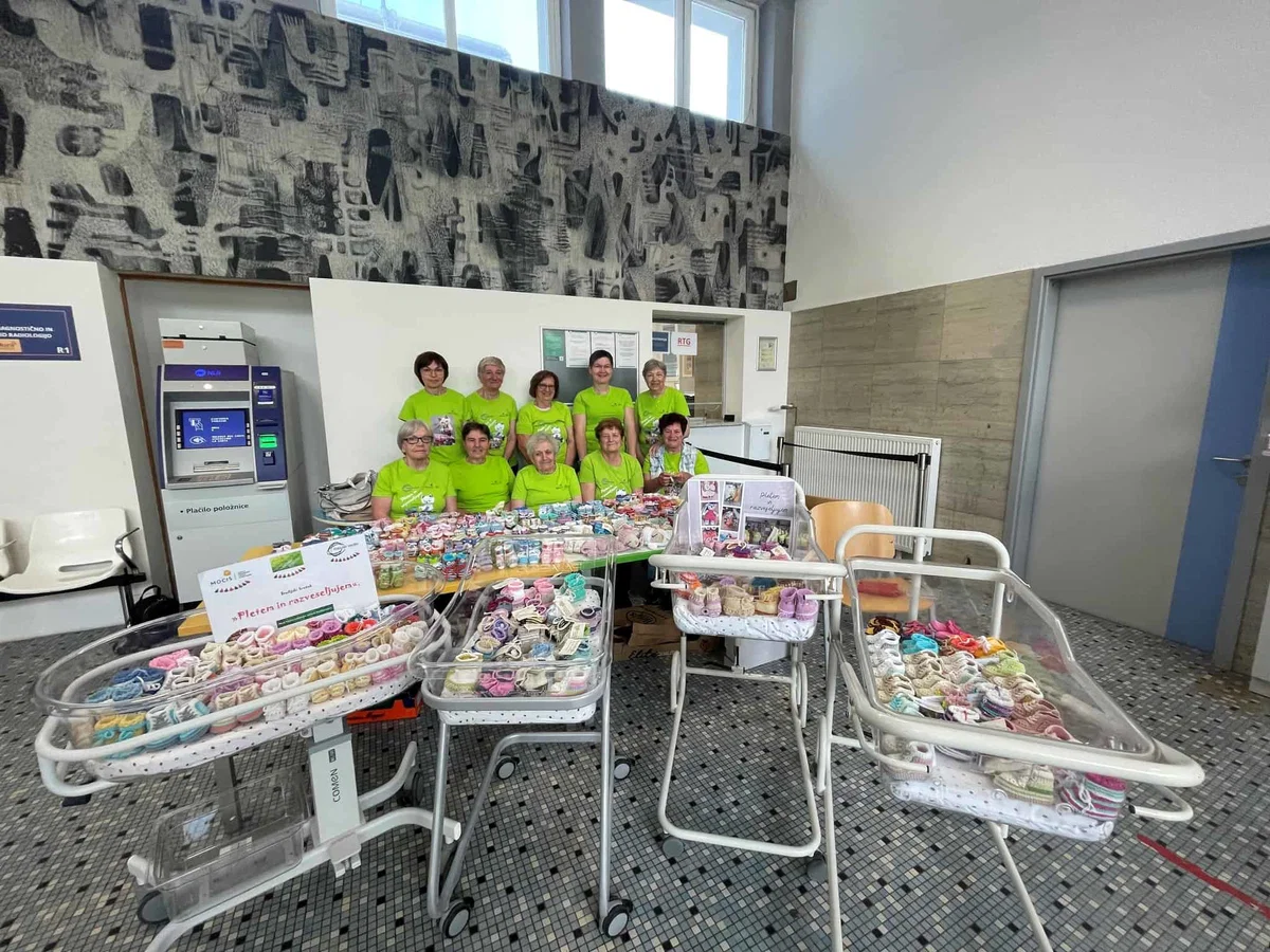 Muce copatarice ponovno razveseljujejo novorojenčke bolnišnice Slovenj Gradec