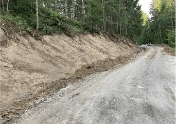 Sanacija plazu na relaciji Brdinje - Koroški Selovec - Dobrije