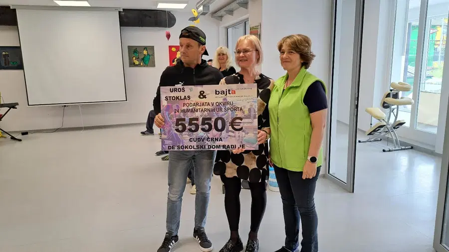 Dobrodelna akcija Uroša Stoklasa in Bowling centra Bajta za VDC Sokolski dom Radlje (FOTO)