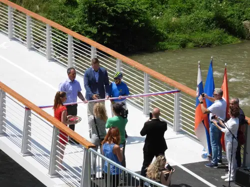 Otvorili so novo kolesarsko povezavo med Dravogradom in Otiškim Vrhom