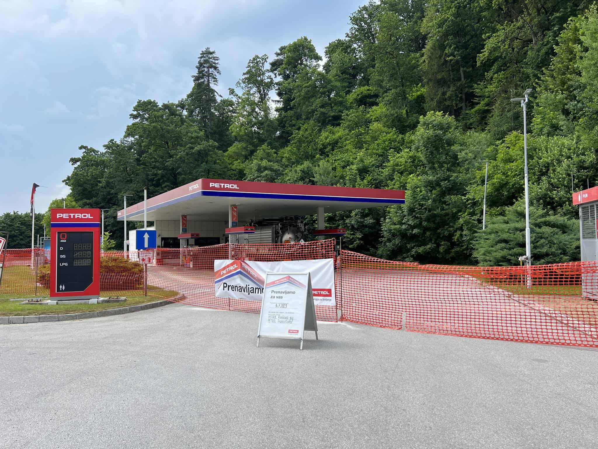 Obvestilo o začasnem zaprtju Petrolovega prodajnega mesta v Slovenj Gradcu