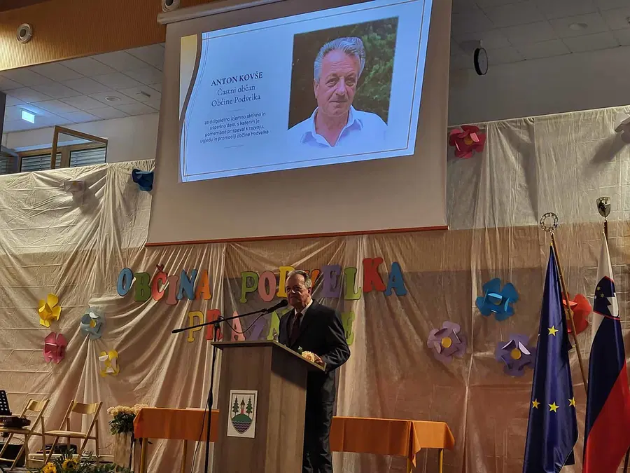 Častni občan Občine Podvelka je postal Anton Kovše