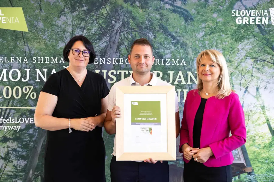 Med prejemniki novih znakov Slovenia Green tudi Slovenj Gradec