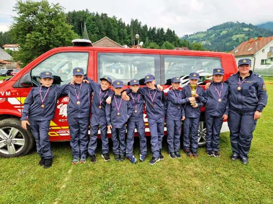 Pionirji in veterani PGD Kotlje so dosegli odličen rezultat