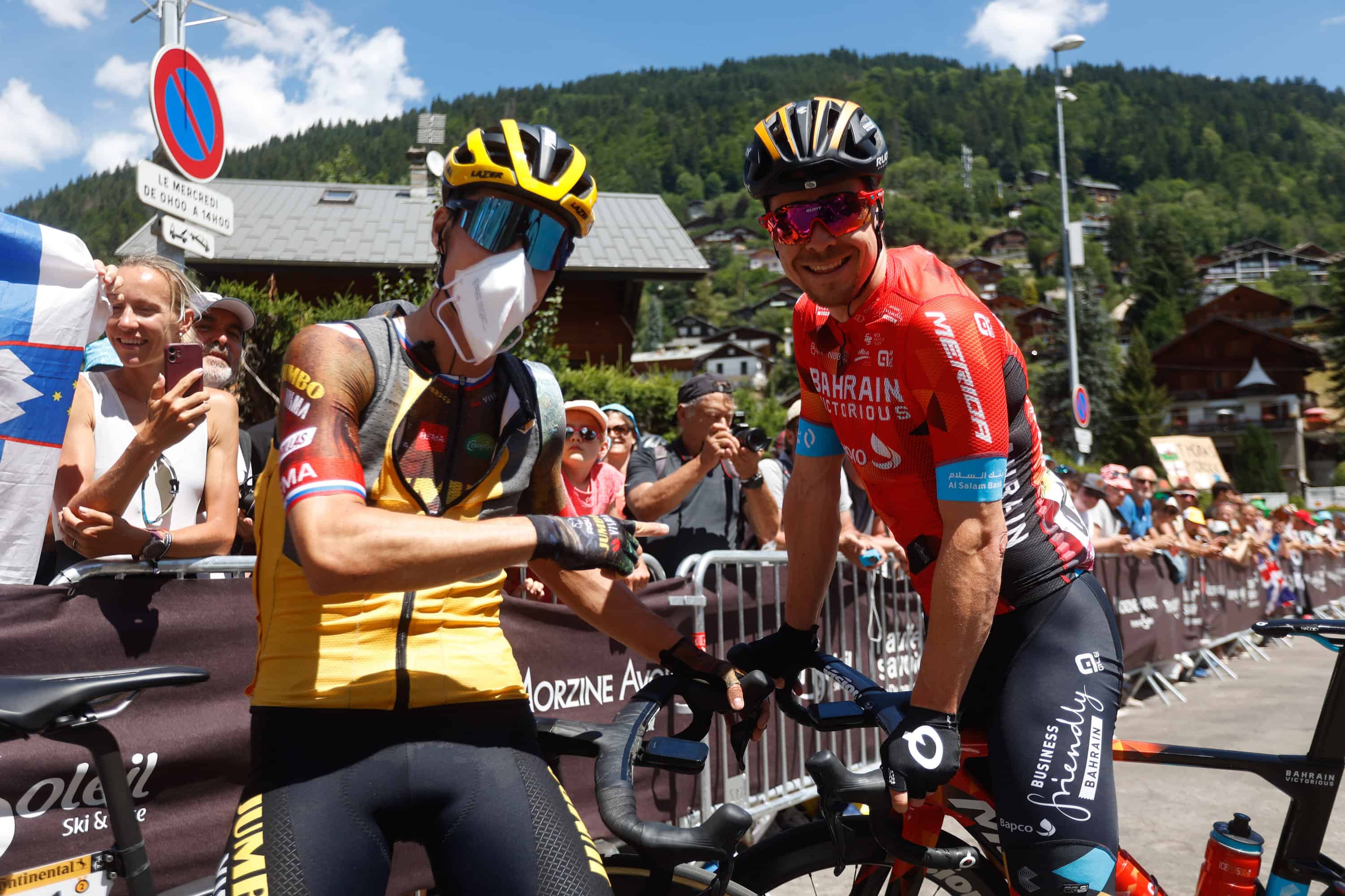 Tadej Pogačar prvi, Primož Roglič peti kolesar sveta