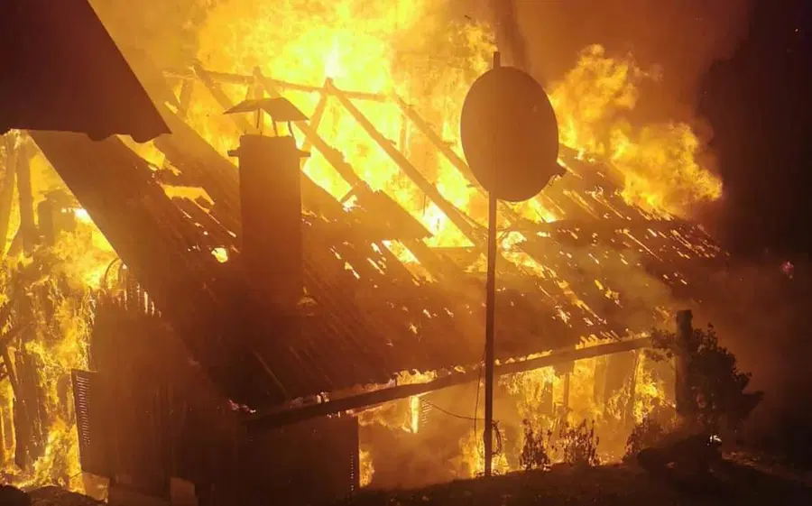 Ponoči požar zajel stanovanjski objekt v Podvelki