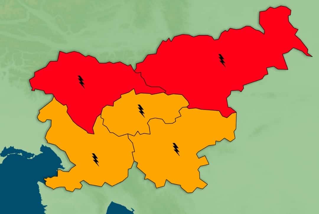 Pozor: ARSO izdal rdeči alarm za Koroško