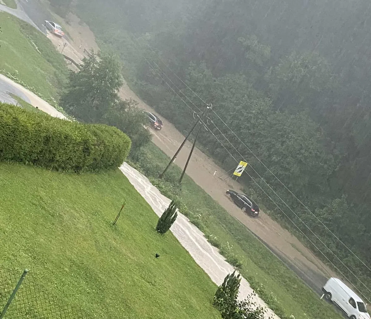 Močan dež spet zajel Koroško