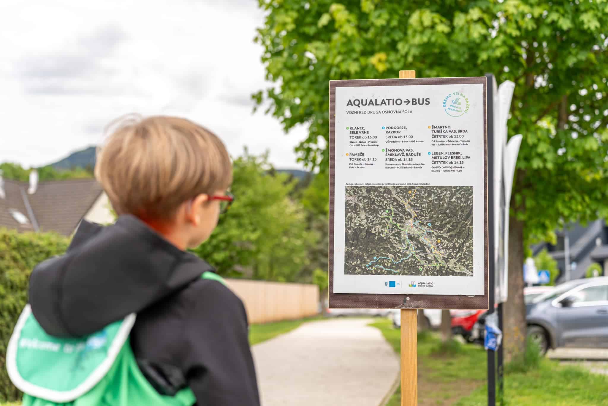 Aqualatio bus bo danes na Selah vozil drugače