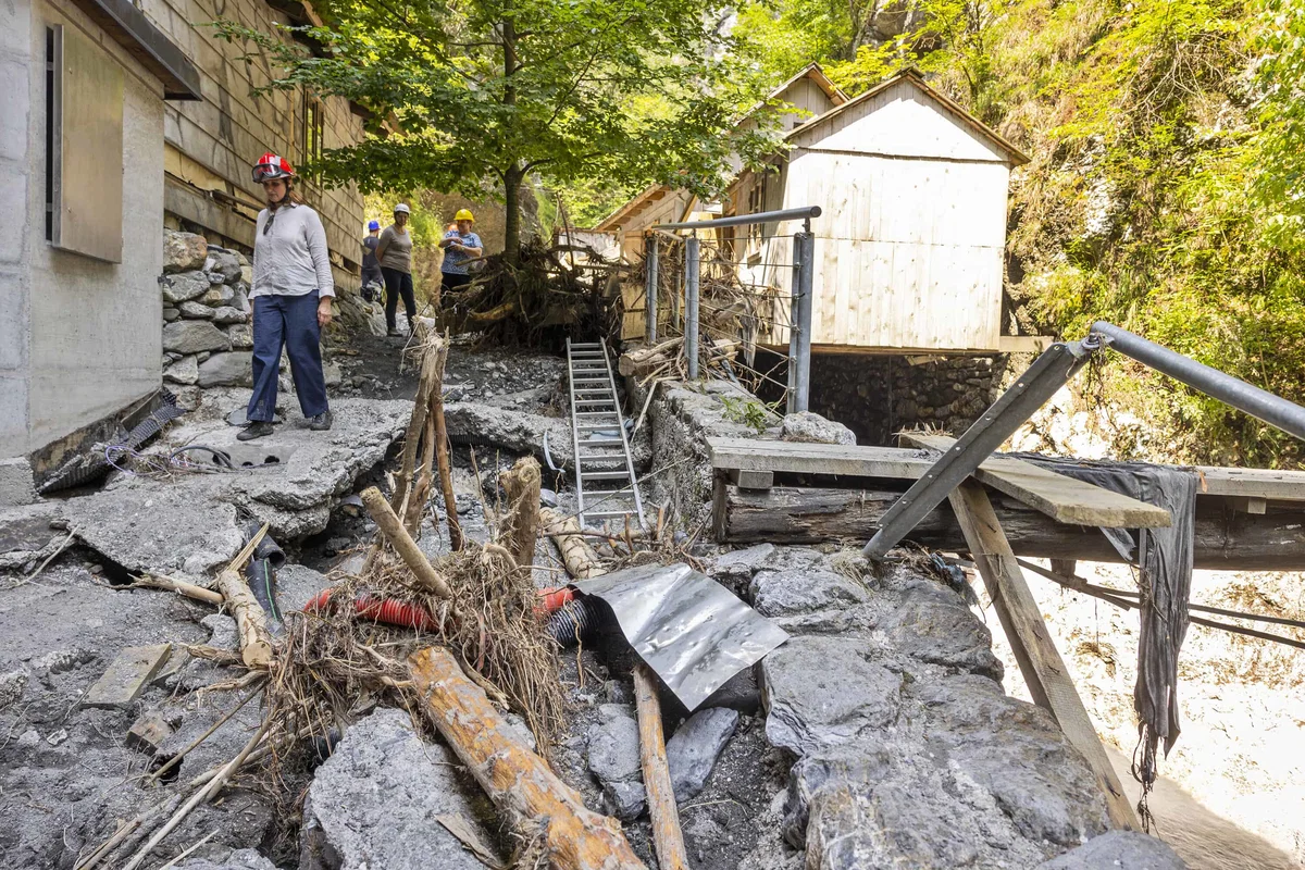 Vremenske ujme zopet prizadele Partizansko bolnico Franja (FOTO)