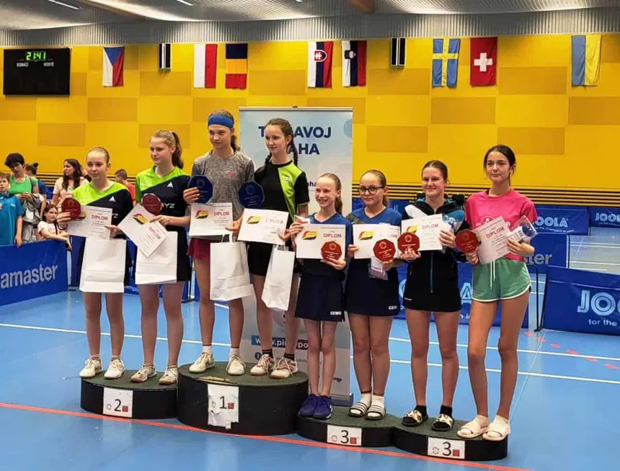 Na Češkem je potekal mednarodni turnir v namiznem tenisu