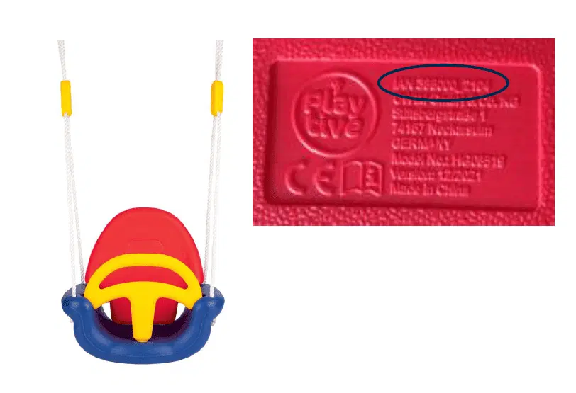 Odpoklic otroške gugalnice Playtive