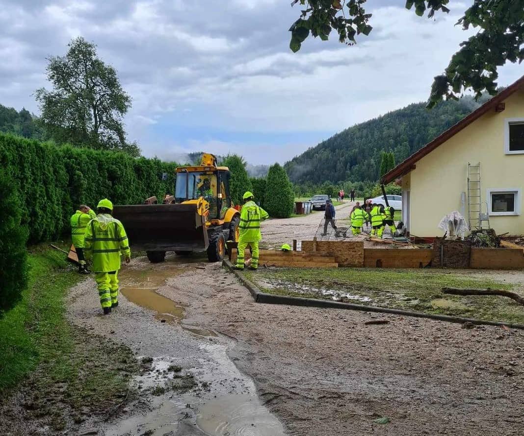 FOTO: Koroški gasilci včeraj posredovali na več lokacijah