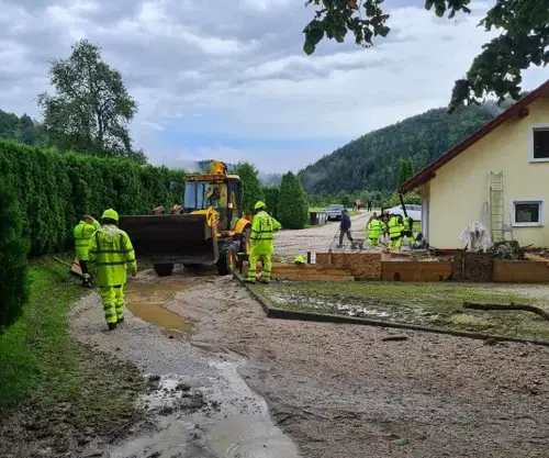 FOTO: Koroški gasilci včeraj posredovali na več lokacijah