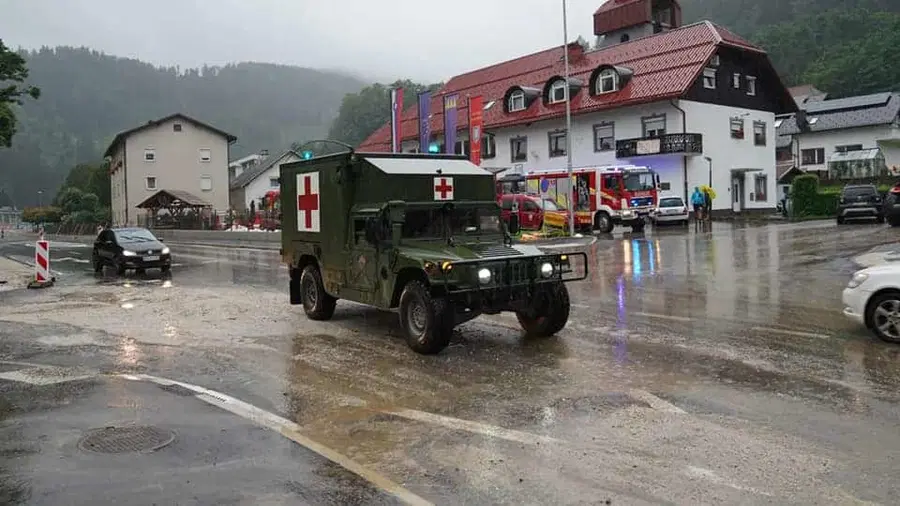 V Mežici vzpostavljena vojaška bolnišnica