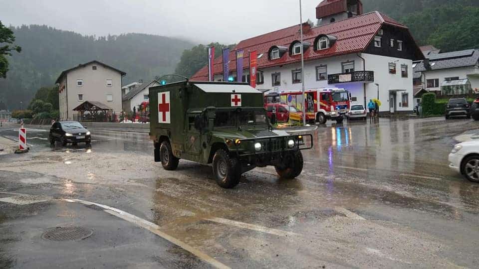 V Mežici vzpostavljena vojaška bolnišnica