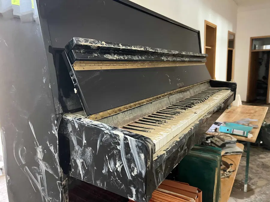 Glasbeni dom in Kulturni center Ravne: Škoda je ogromna (VIDEO in FOTO)